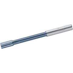 Walter-Titex - 9.99mm Solid Carbide 6 Flute Chucking Reamer - Straight Flute, 10mm Straight Shank, 20mm Flute Length, 120mm OAL - Eagle Tool & Supply