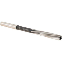 Walter-Titex - 5.01mm Cobalt 6 Flute Chucking Reamer - Spiral Flute, 5mm Straight Shank, 23mm Flute Length, 86mm OAL - Eagle Tool & Supply
