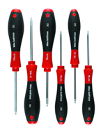 6 Piece - T6; T7; T8; T9; T10; T15 - Torx SoftFinish® Cushion Grip Screwdriver Set - Eagle Tool & Supply