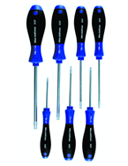 7 Piece - IP8; IP10; IP15; IP20; IP25; IP30; IP40 - TorxPlus SoftFinish® Cushion Grip Screwdriver Set - Eagle Tool & Supply