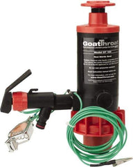 GoatThroat Pumps - 3/8" Outlet, 4 GPM, Polypropylene Hand Operated Transfer Pump - 56" OAL, For up to 55 Gal Drums, For Class I & II Flammable & Combustible Liquids - Eagle Tool & Supply