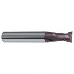 3mm Dia. x 50mm Overall Length 2-Flute Square End Solid Carbide SE End Mill-Round Shank-Center Cut-Firex - Eagle Tool & Supply