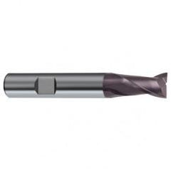 6mm Dia. x 54mm Overall Length 2-Flute Square End Solid Carbide SE End Mill-Weldon Shank-Center Cut-Firex - Eagle Tool & Supply