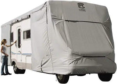 Classic Accessories - Polyester RV Protective Cover - 26 to 29' Long x 122" High, Gray - Eagle Tool & Supply