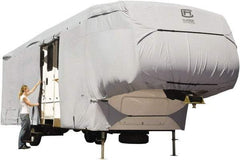 Classic Accessories - Polyester RV Protective Cover - 20 to 23' Long x 122" High, Gray - Eagle Tool & Supply
