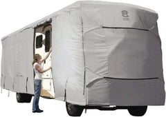 Classic Accessories - Polyester RV Protective Cover - 37 to 40' Long x 140" High, Gray - Eagle Tool & Supply