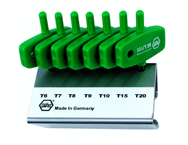 7 Piece - T6; T7; T8; T9; T10; T15; T20 MagicSpring® - Torx Wing Handle Set - Eagle Tool & Supply