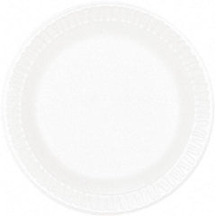 DART - Concorde Foam Plate, 6" dia, 1000/Carton - White - Eagle Tool & Supply