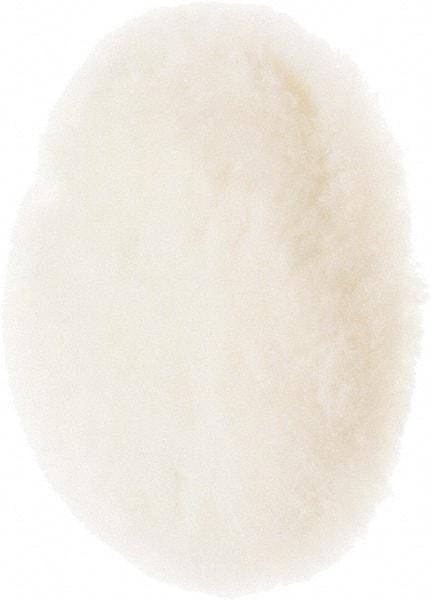 Tru-Maxx - 7" Diam Wool Buffing & Backing Pad - Eagle Tool & Supply