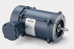 Leeson - 1/2 hp Explosion Proof Motor - F56C NEMA Frame, 208-230/460 Volts, 67% Efficiency at Full Load - Eagle Tool & Supply