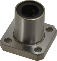 Value Collection - 1/2" ID, Square Flanged Single Linear Bearing - 7/8" OD - Eagle Tool & Supply