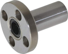 Value Collection - 3/8" ID, Round Flanged Double Linear Bearing - 5/8" OD - Eagle Tool & Supply