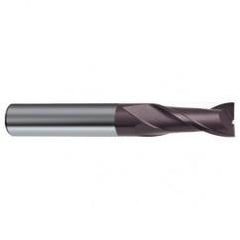 6.5mm Dia. x 60mm Overall Length 2-Flute Square End Solid Carbide SE End Mill-Round Shank-Center Cut-Firex - Eagle Tool & Supply