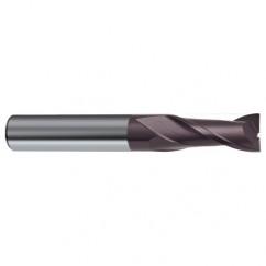 3mm Dia. x 38mm Overall Length 2-Flute Square End Solid Carbide SE End Mill-Round Shank-Center Cut-Firex - Eagle Tool & Supply