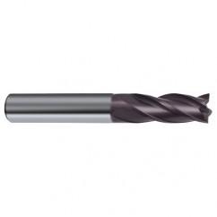 13mm Dia. x 83mm Overall Length 4-Flute Square End Solid Carbide SE End Mill-Round Shank-Center Cut-Firex - Eagle Tool & Supply