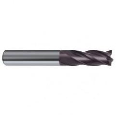 10mm Dia. x 72mm Overall Length 4-Flute Square End Solid Carbide SE End Mill-Round Shank-Center Cut-Firex - Eagle Tool & Supply