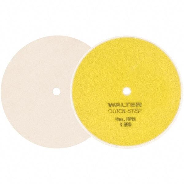 WALTER Surface Technologies - 6" Diam, Unmounted Buffing Wheel - Hook & Loop Felt Disc, High Density Density - Eagle Tool & Supply