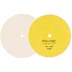 WALTER Surface Technologies - 6" Diam, Unmounted Buffing Wheel - Hook & Loop Felt Disc, High Density Density - Eagle Tool & Supply