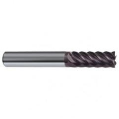 10mm Dia. - 72mm OAL - 6 FL 45 Helix Firex Carbide End Mill - Eagle Tool & Supply