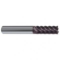 8mm Dia. - 63mm OAL - 45° Helix Firex Carbide End Mill - 6 FL - Eagle Tool & Supply