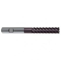 8mm Dia. - 100mm OAL - 45° Helix Firex Carbide End Mill - 6 FL - Eagle Tool & Supply