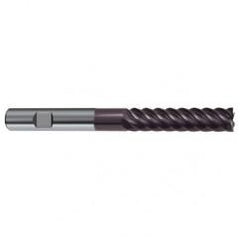 10mm Dia. - 100mm OAL - 45° Helix Firex Carbide End Mill - 6 FL - Eagle Tool & Supply