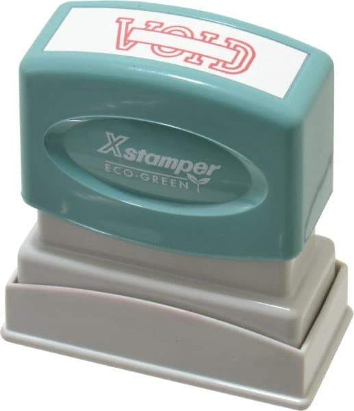 Value Collection - Void, Red Pre-Inked Stamp - 1/2 Inch Wide x 1-5/8 Inch Long - Eagle Tool & Supply