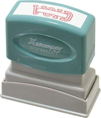 Value Collection - Void, Red Pre-Inked Stamp - 1/2 Inch Wide x 1-5/8 Inch Long - Eagle Tool & Supply