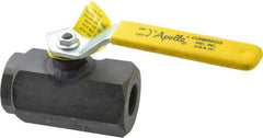 Apollo - 3/4" Pipe, Full Port, Carbon Steel Standard Ball Valve - 2 Piece, Inline - One Way Flow, FNPT x FNPT Ends, Lever Handle, 3,000 WOG - Eagle Tool & Supply