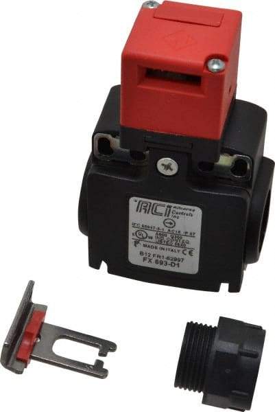 ACI - 10 Amp, 24-300 VDC, 250-600 VAC, 2 Pole Fused Safety Switch - 10 Amp, 24-300 VDC, 250-600 VAC, 1.969 Inch Wide x 1.24 Inch Deep x 3.41 Inch High, Nonmetallic, NO/NC Contact Configuration - Eagle Tool & Supply