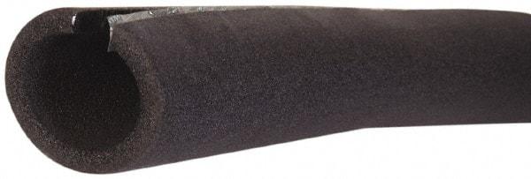 Made in USA - 3/8" Thick x 3/4" Pipe x 6' Long, Polyethylene Flexible Pipe Insulation - -160 to 200°F - Eagle Tool & Supply