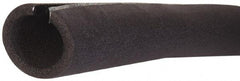 Made in USA - 3/8" Thick x 3/4" Pipe x 6' Long, Polyethylene Flexible Pipe Insulation - -160 to 200°F - Eagle Tool & Supply