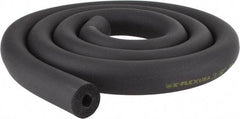Made in USA - 3/8" Thick x 6' Long, Elastomeric Flexible Pipe Insulation - -40 to 220°F - Eagle Tool & Supply