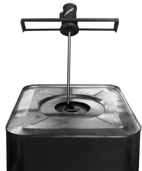 Made in USA - 0.5 Hp, 1,750 RPM, 275 Gallon Mixing Capacity, IBC, TEXP Motor, Electric Mixer - 115/230 Volts (Single Phase) and 208/230/460 Volts (Three Phase), 5 Inch Prop Diameter, 32 Inch Shaft Length, 316 Stainless Steel - Eagle Tool & Supply