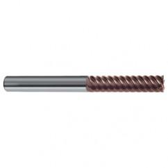 10mm Dia. - 150mm OAL - 55° Helix Firex Carbide End Mill - 6 FL - Eagle Tool & Supply