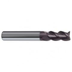 2.5mm Dia. - 32mm OAL - 45° Helix Firex Carbide End Mill - 3 FL - Eagle Tool & Supply