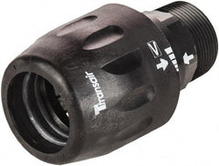 Transair - 7/8" ID, 25mm OD, Male Connector - Plastic, 232 Max psi, 1 Male NPT, 2-13/16" Long - Eagle Tool & Supply