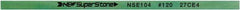 Value Collection - Flat Ceramic Finishing Stick - 100mm Long x 0.8mm Wide x 6mm Thick, 120 Grit - Eagle Tool & Supply