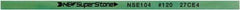 Value Collection - Flat Ceramic Finishing Stick - 100mm Long x 0.8mm Wide x 4mm Thick, 120 Grit - Eagle Tool & Supply