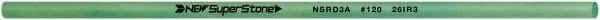 Value Collection - Round Ceramic Finishing Stick - 100mm Long x 3mm Wide x 3mm Thick, 120 Grit - Eagle Tool & Supply