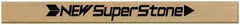 Value Collection - Flat Ceramic Finishing Stick - 40mm Long x 1mm Wide x 6mm Thick, 180 Grit - Eagle Tool & Supply