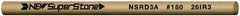 Value Collection - Round Ceramic Finishing Stick - 100mm Long x 2.35mm Wide x 2.4mm Thick, 180 Grit - Eagle Tool & Supply