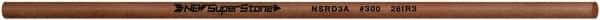 Value Collection - Round Ceramic Finishing Stick - 100mm Long x 3.175mm Wide x 3.2mm Thick, 300 Grit - Eagle Tool & Supply