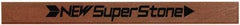 Value Collection - Flat Ceramic Finishing Stick - 40mm Long x 1mm Wide x 4mm Thick, 300 Grit - Eagle Tool & Supply