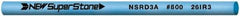 Value Collection - Round Ceramic Finishing Stick - 50mm Long x 3mm Wide, 800 Grit - Eagle Tool & Supply