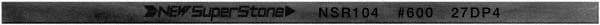 Value Collection - Flat Ceramic Finishing Stick - 100mm Long x 0.5mm Wide x 6mm Thick, 600 Grit - Eagle Tool & Supply