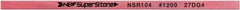 Value Collection - Flat Ceramic Finishing Stick - 100mm Long x 1.5mm Wide x 10mm Thick, 1,200 Grit - Eagle Tool & Supply