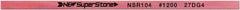 Value Collection - Flat Ceramic Finishing Stick - 100mm Long x 1.5mm Wide x 6mm Thick, 1,200 Grit - Eagle Tool & Supply