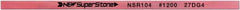 Value Collection - Flat Ceramic Finishing Stick - 100mm Long x 1mm Wide x 1mm Thick, 1,200 Grit - Eagle Tool & Supply