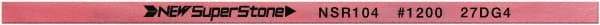 Value Collection - Flat Ceramic Finishing Stick - 100mm Long x 0.8mm Wide x 10mm Thick, 1,200 Grit - Eagle Tool & Supply